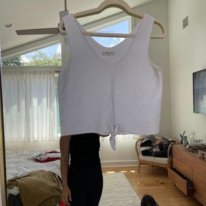 Madewell Cropped Tie Tank